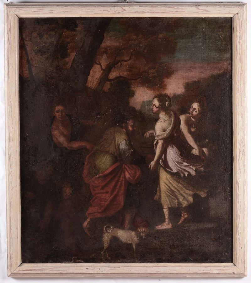 Scuola del XVIII secolo Scena mitologica  - Auction Old Masters Paintings - Cambi Casa d'Aste