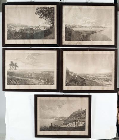 Luigi Garibbo (1782-1869)vedute della Città di Genova
