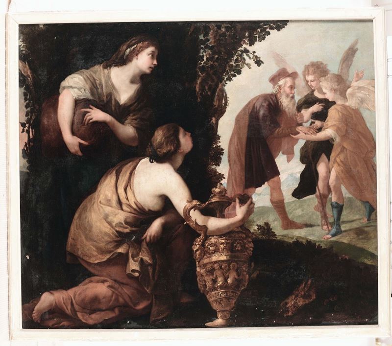Simone Pignoni (Firenze 1611/14-1698) Scena biblica  - Auction Old Masters Paintings - Cambi Casa d'Aste