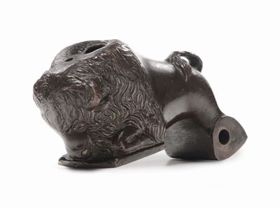 Picchietto in Bronzo Raffigurante Muflone, XVIII Secolo