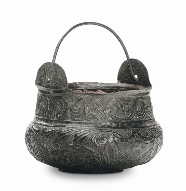 Secchiello in rame, XVII secolo