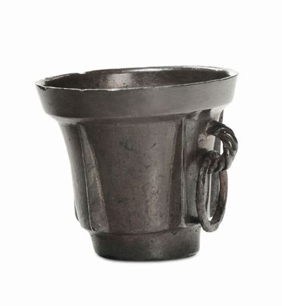 Mortaio Costolato in Bronzo, XVII Secolo