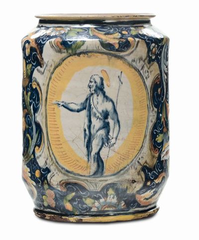 Albarello in Maiolica Policroma, Venezia XVI Secolo