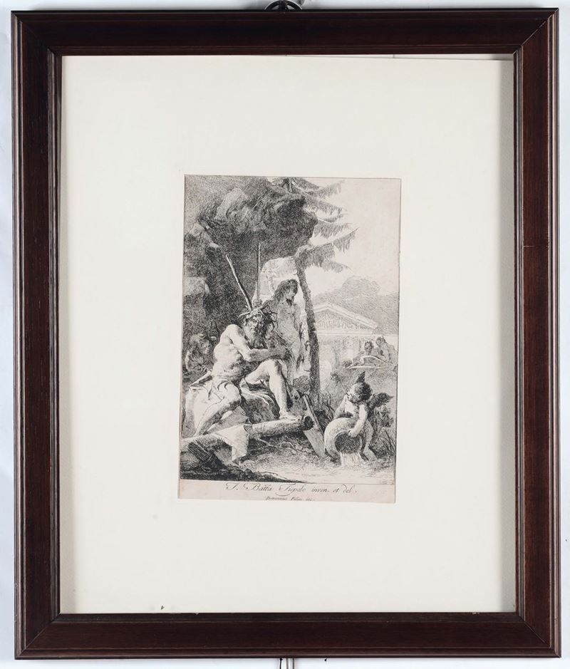 Giandomenico Tiepolo (1727-1804)  - Asta Antiquariato, Affidamenti da raffinate dimore private - Cambi Casa d'Aste