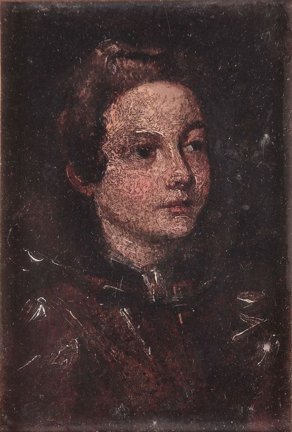 Scuola del XVIII secolo Ritratto di giovane
