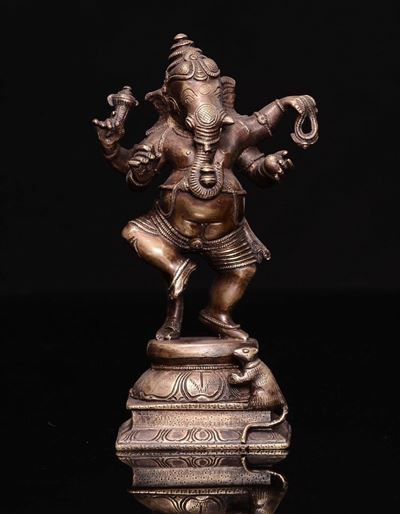 Divinità in Bronzo con Testa di Elefante, Cina, Dinastia Qing, XIX Secolo