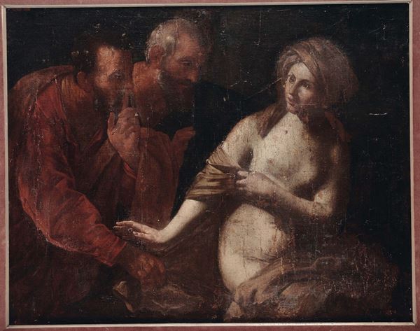 Scuola Italiana del XVII secolo Susanna e i vecchioni