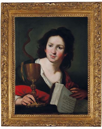 Bernardo Strozzi (genova 1581 - Venezia 1644)san Giovanni Evangelista