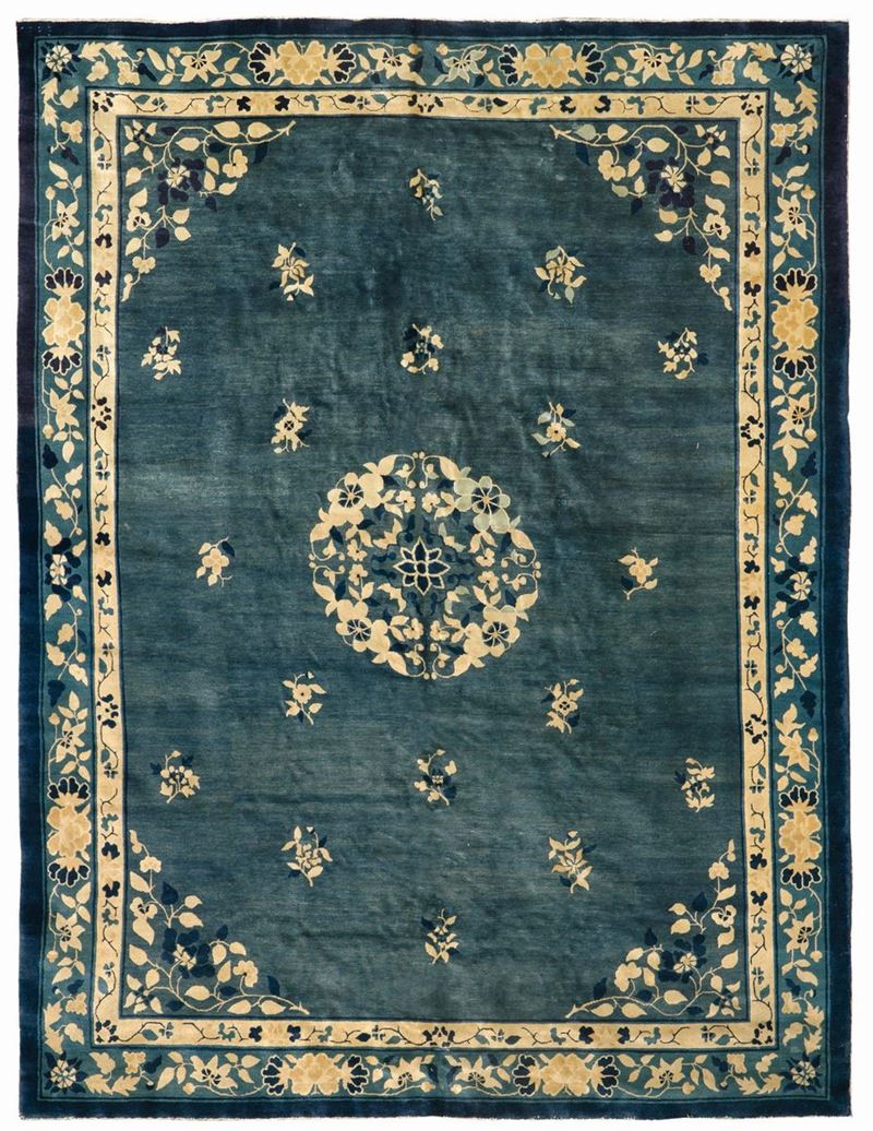 Tappeto cinese Pechino fine XIX secolo  - Auction Fine Carpets - Cambi Casa d'Aste