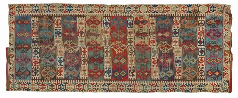 Kilim anatolico fine XIX secolo  - Auction Fine Carpets - Cambi Casa d'Aste