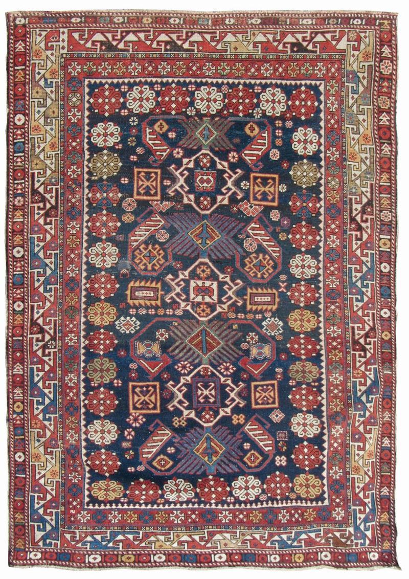 Tappeto caucasico Shirvan Kuba fine XIX secolo  - Auction Fine Carpets - Cambi Casa d'Aste