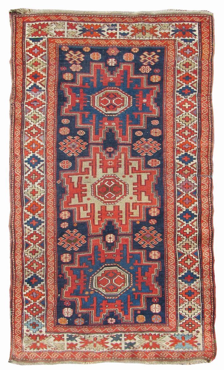 Tappeto caucasico Shirvan Lesghi fine XIX inizio XX secolo  - Auction Fine Carpets - Cambi Casa d'Aste