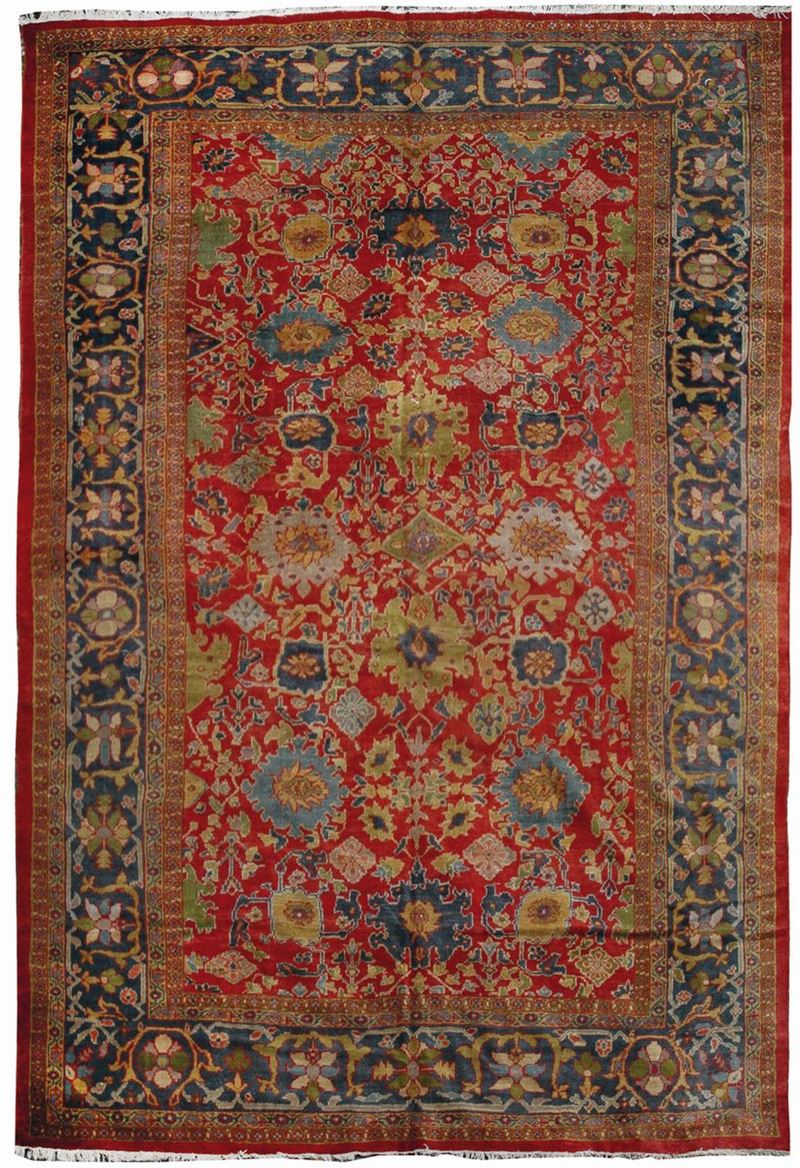 Tappeto nord ovest Persia Sultanabad fine XIX inizio XX secolo  - Auction Fine Carpets - Cambi Casa d'Aste