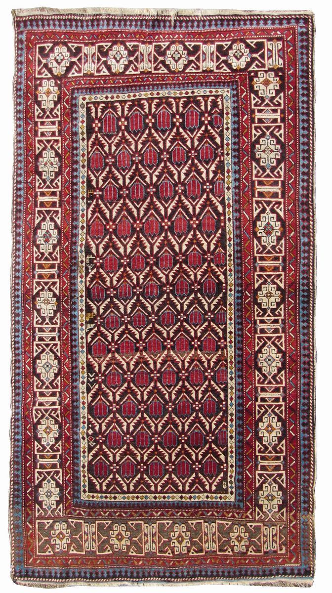 Tappeto caucasico Shirvan Chi Chi  fine XIX secolo  - Auction Fine Carpets - Cambi Casa d'Aste
