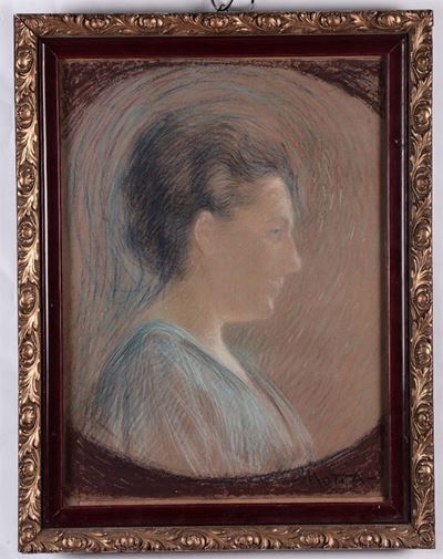 Domingo Motta (1872-1962)ritratto di Donna