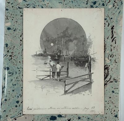 Aurelio Craffonara (1875-1945)sei Bozzetti per Illustrazioni