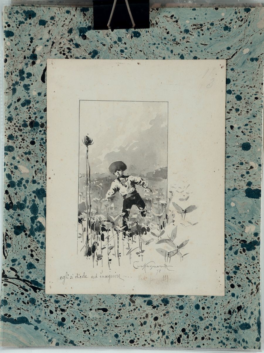 Aurelio Craffonara (1875-1945)sei Bozzetti per Illustrazioni