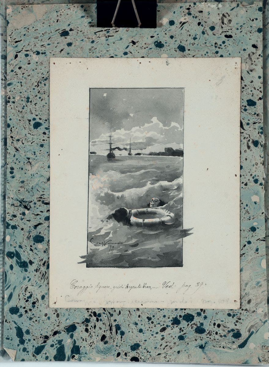 Aurelio Craffonara (1875-1945)sei Bozzetti per Illustrazioni