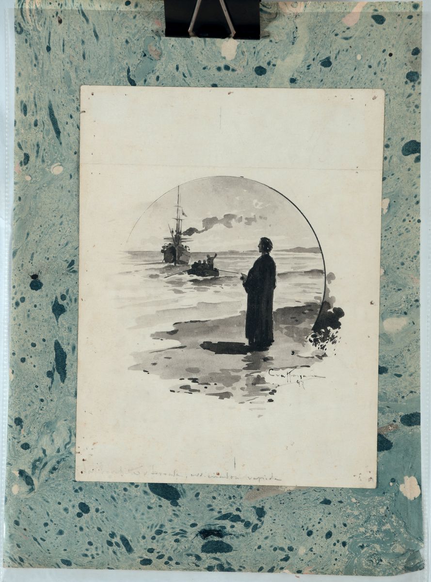 Aurelio Craffonara (1875-1945)sei Bozzetti per Illustrazioni