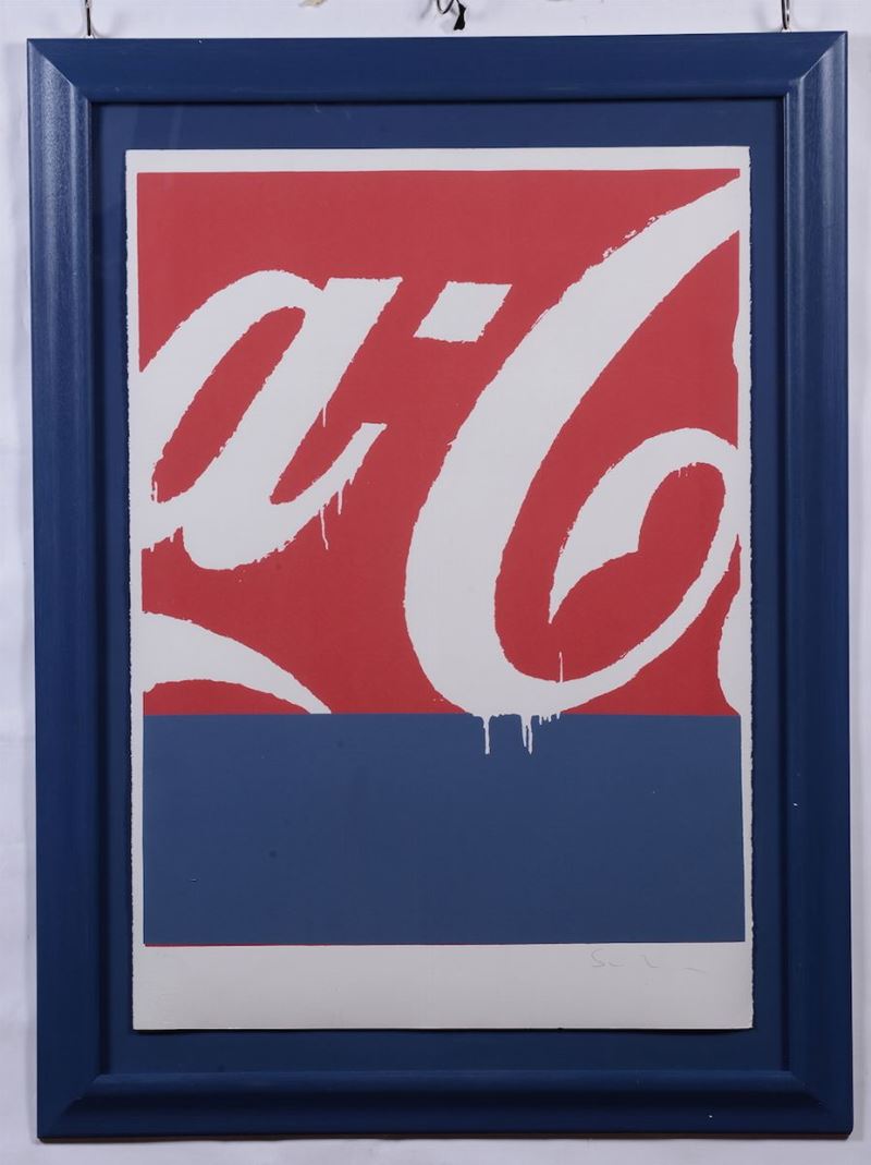 Mario Schifano (1934-1998) Coca Cola  - Auction Antique and Old Masters - I - Cambi Casa d'Aste