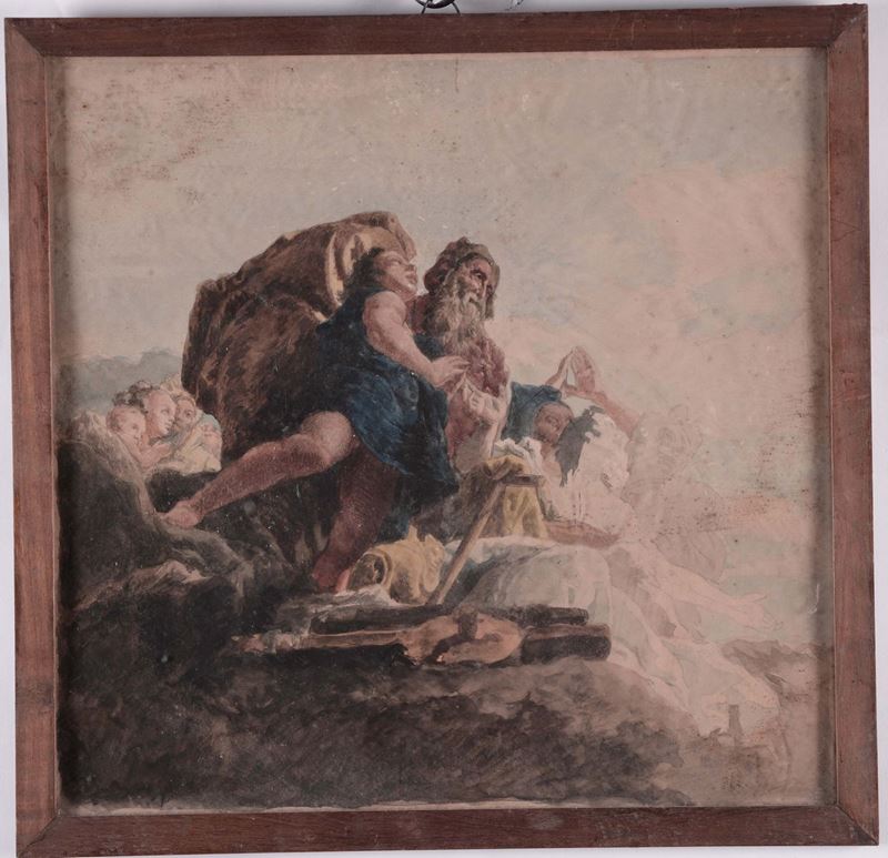 Scuola del XVIII secolo Scena mitologica  - Auction Old Masters Paintings - Cambi Casa d'Aste