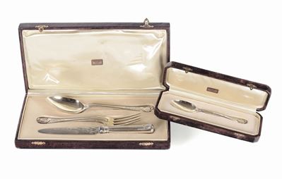 Set di Posate in Argento, Argentiere Giovanni Valadier (1763-1798), Roma Seconda Metà del XVIII S...