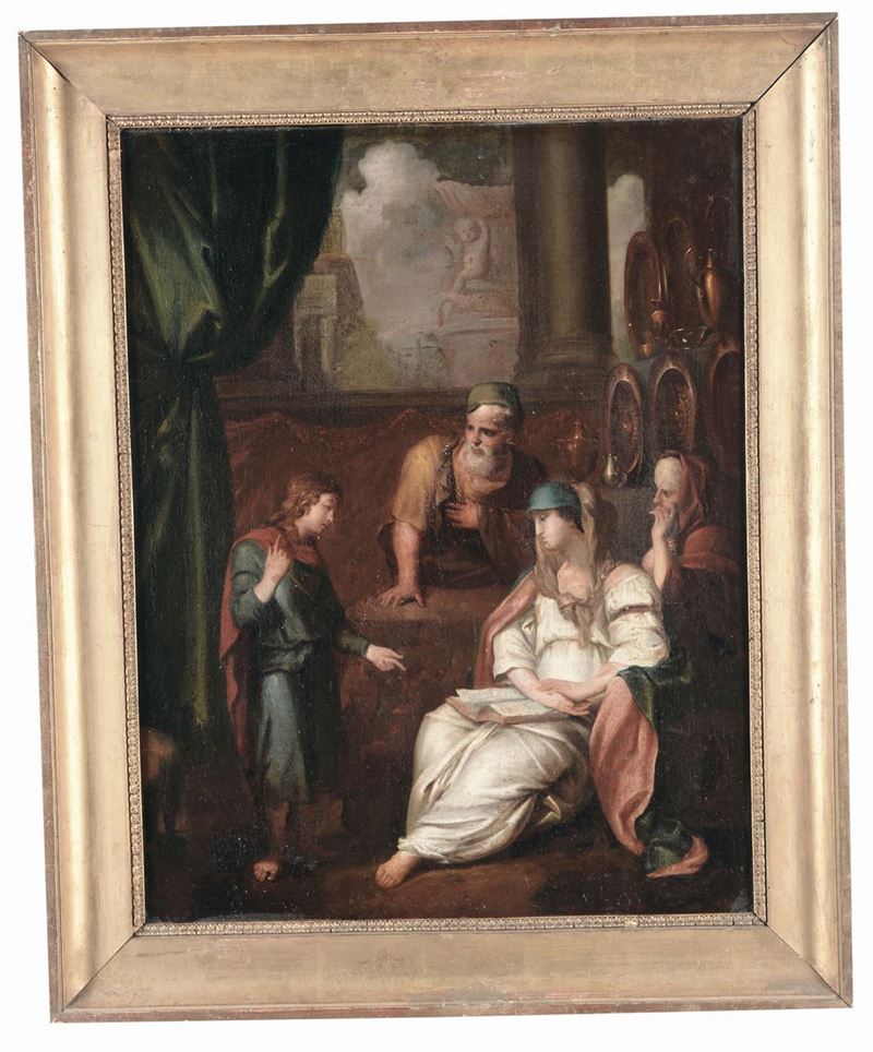 Scuola Italiana del XVIII secolo Scena di interno  - Auction Old Masters Paintings - Cambi Casa d'Aste