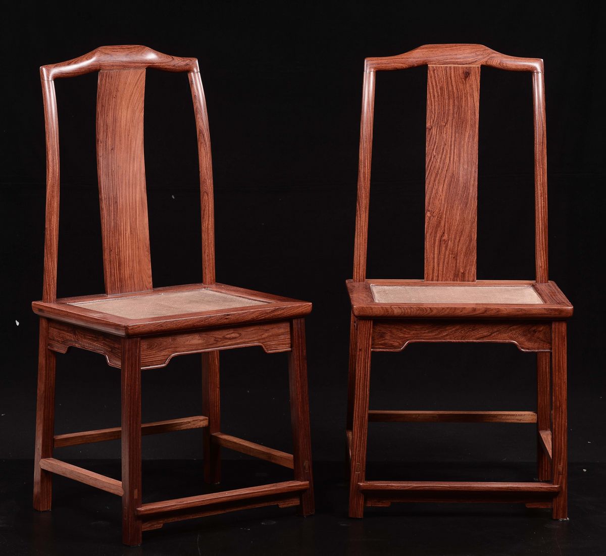 Sedie in legno hungali, Cina, Dinastia Qing, XIX secolo