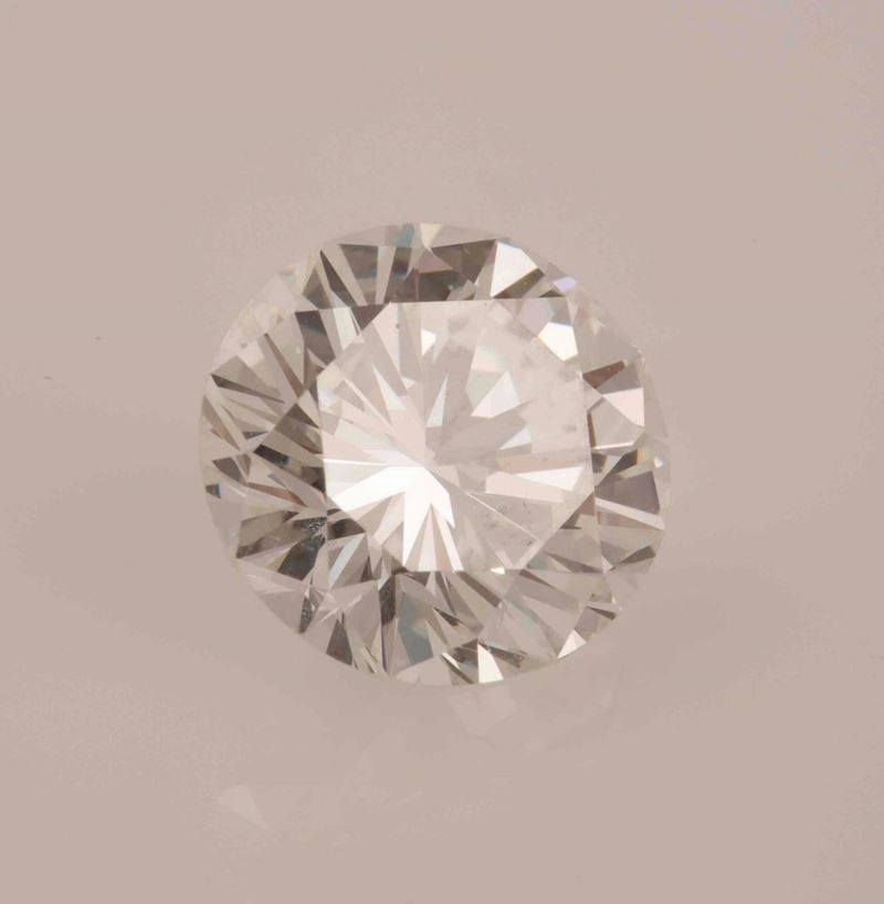 An unmounted diamond ct 2,01 color G; clarity VVS2. Gemmological report IGI  - Auction Fine Jewels - I - Cambi Casa d'Aste