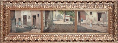 Scuola Ligure del XIX Secolovedute Paesane