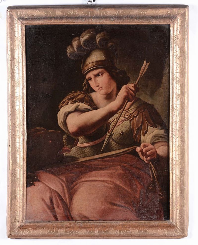 Scuola del XVIII secolo Figura femminile  - Auction Fine Arts from refined private house - Cambi Casa d'Aste