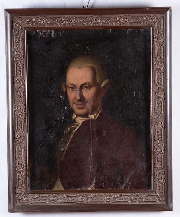 Scuola del XVIII secolo Ritratto maschile