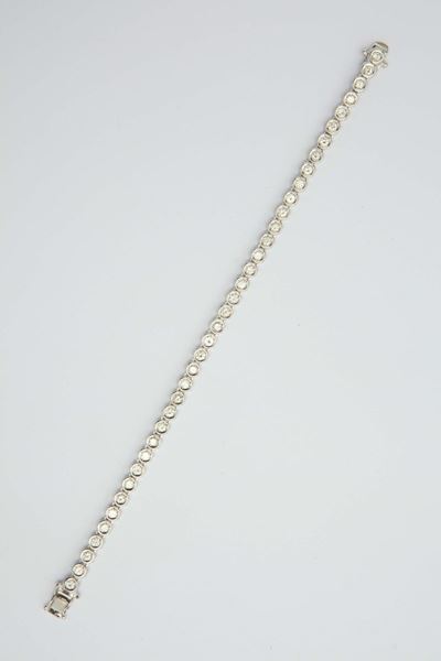 Bracciale con Diamanti Ct 3,80 Circa
