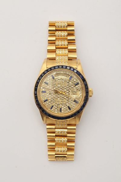 Rolex Day-date Diamonds/sapphire