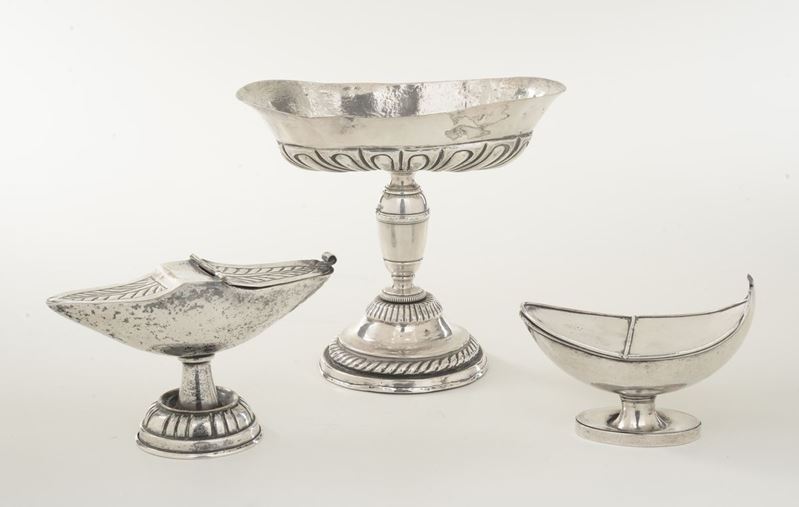 Lotto di tre pissidi in argento  - Asta Antiquariato e Dipinti Antichi - I - Cambi Casa d'Aste