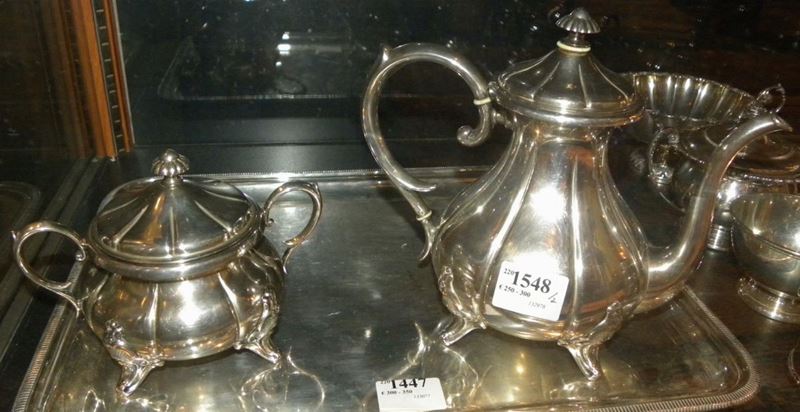Caffettiera e zuccheriera in argento  - Asta Antiquariato e Dipinti Antichi - I - Cambi Casa d'Aste