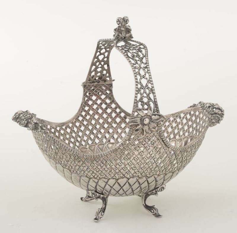Cestino in argento traforato  - Auction Antique and Old Masters - I - Cambi Casa d'Aste