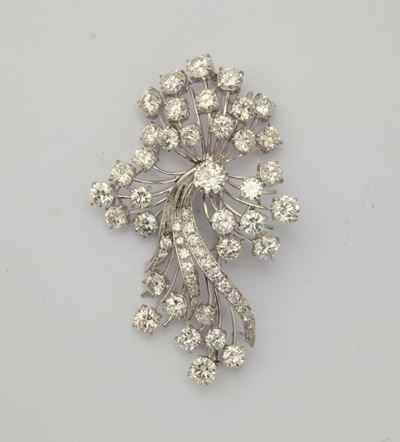 Spilla con Diamanti Anni 50