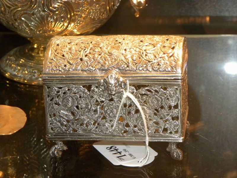 Bauletto in argento  - Asta Arredi dalle dimore degli eredi Ercole Marelli e altre provenienze - Cambi Casa d'Aste