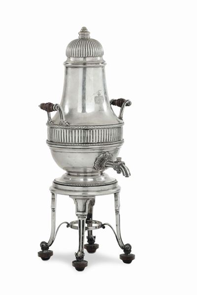 Samovar in Argento, Inghilterra XIX Secolo