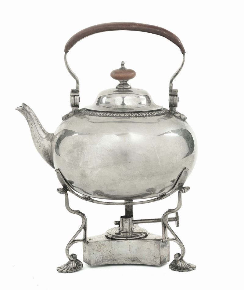 Samovar in argento con fuochi, Inghilterra XVIII secolo  - Auction Italian and European Silver Collection  - II - Cambi Casa d'Aste