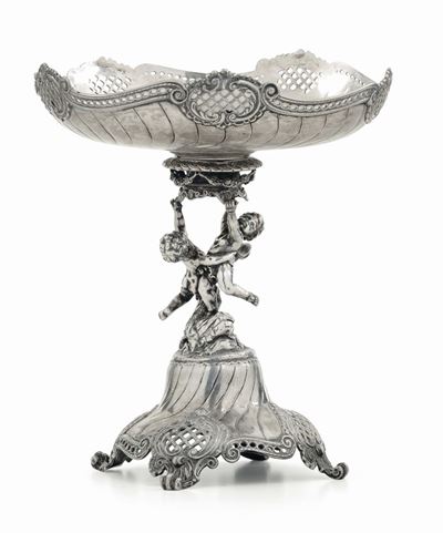 Alzata in Argento, Germania XIX Secolo