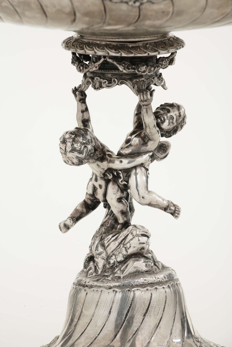 Alzata in Argento, Germania XIX Secolo