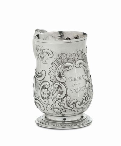 Boccale in Argento, Londra, 1785, Orafo John Lamb, j.L.