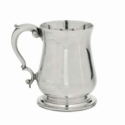 Boccale in Argento, Londra, 1752, Orafo John Berthelot, Jb