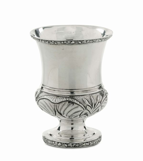 Coppa in argento, Londra, 1817-1818, Orafo Henry Nutting, HN