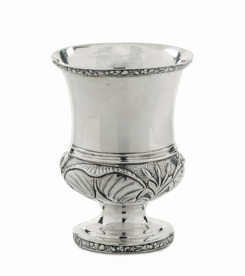 Coppa in argento, Londra, 1817-1818, Orafo Henry Nutting, HN  - Auction Italian and European Silver Collection  - II - Cambi Casa d'Aste