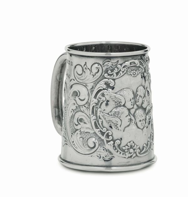 Piccolo boccale in argento, Birmingham, 1907-1908 Orafo L.S.