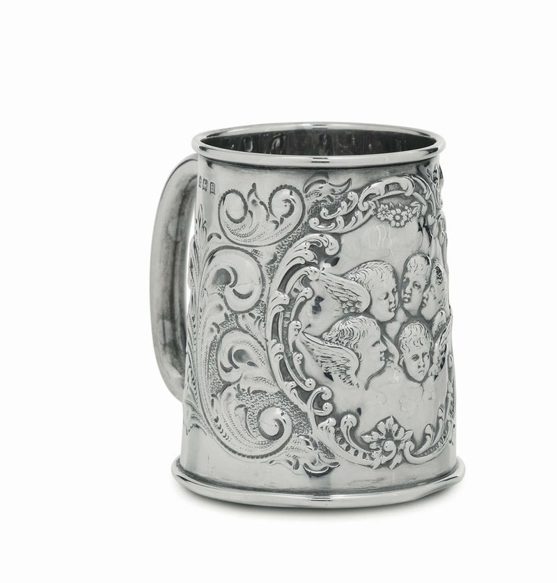 Piccolo boccale in argento, Birmingham, 1907-1908 Orafo L.S.  - Asta Argenti da Collezione Italiani ed Europei - II - Cambi Casa d'Aste