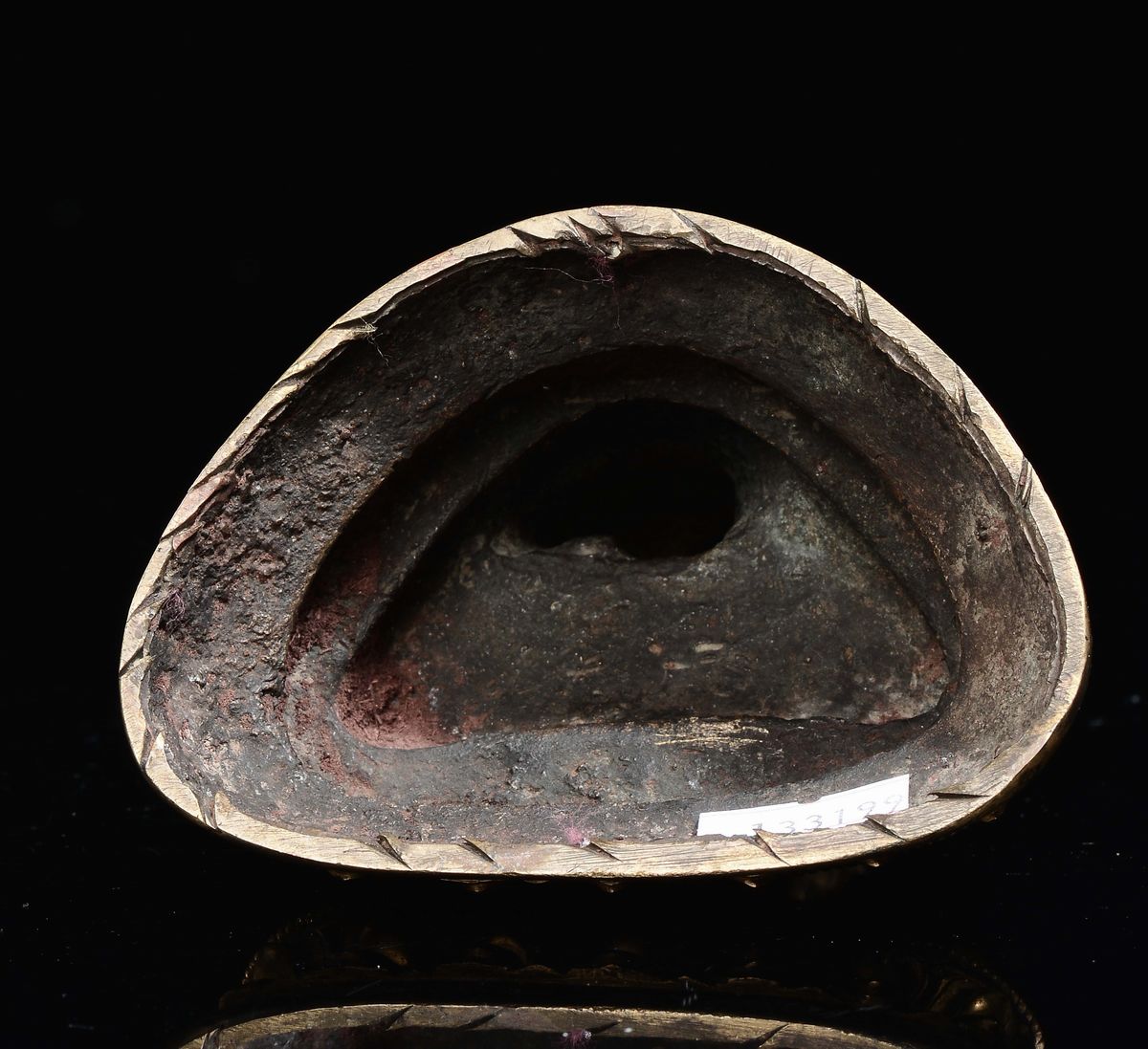 Buddha, Bronzo dorato seduto su doppio fiore di loto, Cina, Dinastia Ming, XVII secolo